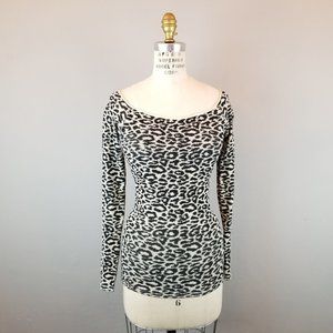 Nikibiki Super Stretchy Sexy Leopard Top